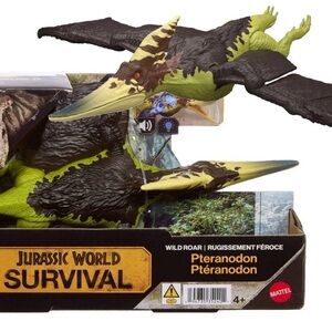 Jurassic World Survival Wild Roar Pteranodon Dinosaur Figure with Lights & Sound